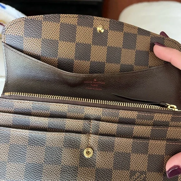 Authentic Louis Vuitton Damier Ebene Wallet - Picture 5 of 11